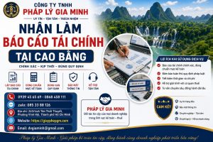 Nhận làm báo cáo tài chính tại Cao Bằng
