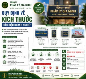 Quy định về kích thước biển hiệu doanh nghiệp