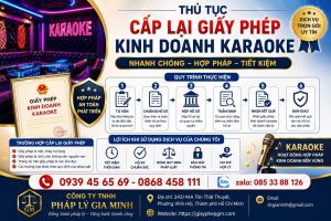 Thủ tục cấp lại giấy phép kinh doanh karaoke