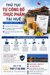 Thủ tục tự công bố thực phẩm tại Huế