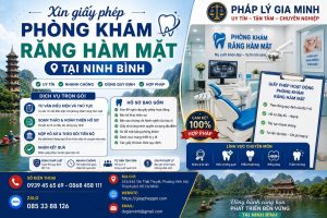 Xin giấy phép phòng khám răng hàm mặt tại Ninh Bình
