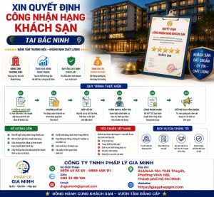 Xin quyết định công nhận hạng khách sạn tại Bắc Ninh
