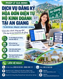 Dịch vụ đăng ký hóa đơn điện tử hộ kinh doanh tại An Giang