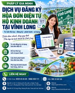 Dịch vụ đăng ký hóa đơn điện tử hộ kinh doanh tại Vĩnh Long