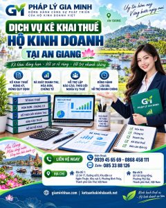 Dịch vụ kê khai thuế hộ kinh doanh tại An Giang