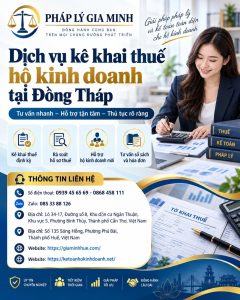 Dịch vụ kê khai thuế hộ kinh doanh tại Đồng Tháp