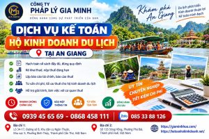 Dịch vụ kế toán hộ kinh doanh du lịch tại An Giang