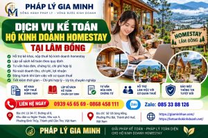 Dịch vụ kế toán hộ kinh doanh homestay tại Lâm Đồng