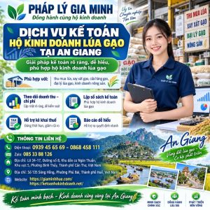 Dịch vụ kế toán hộ kinh doanh lúa gạo tại An Giang