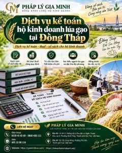 Dịch vụ kế toán hộ kinh doanh lúa gạo tại Đồng Tháp