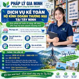 Dịch vụ kế toán hộ kinh doanh thương mại tại Tây Ninh