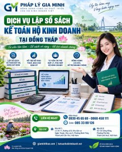 Dịch vụ lập sổ sách kế toán hộ kinh doanh tại Đồng Tháp