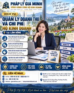 Dịch vụ quản lý doanh thu và chi phí hộ kinh doanh tại Lâm Đồng