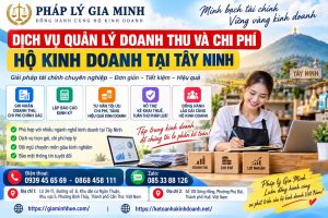 Dịch vụ quản lý doanh thu và chi phí hộ kinh doanh tại Tây Ninh