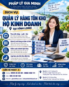 Dịch vụ quản lý hàng tồn kho hộ kinh doanh tại Vĩnh Long