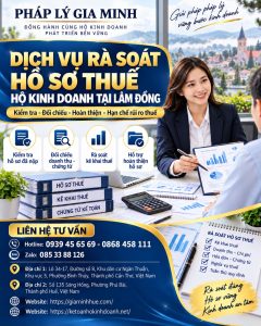 Dịch vụ rà soát hồ sơ thuế hộ kinh doanh tại Lâm Đồng