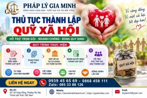 Thủ tục thành lập quỹ xã hội