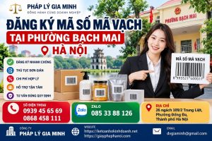 Đăng ký mã số mã vạch tại phường Bạch Mai Hà Nội