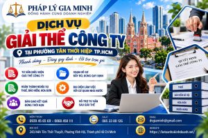 Dịch vụ giải thể công ty tại phường Tân Thới Hiệp TP.HCM