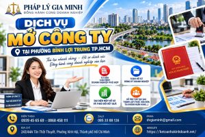 Dịch vụ mở công ty tại phường Bình Lợi Trung TP.HCM