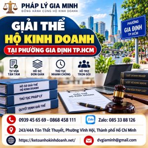Giải thể hộ kinh doanh tại phường Gia Định TP.HCM