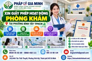 Xin giấy phép hoạt động phòng khám tại phường Bình Tây TPHCM