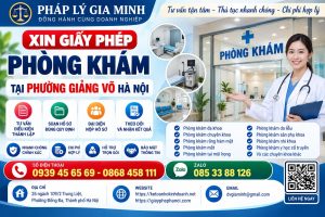 Xin giấy phép phòng khám tại phường Giảng Võ Hà Nội